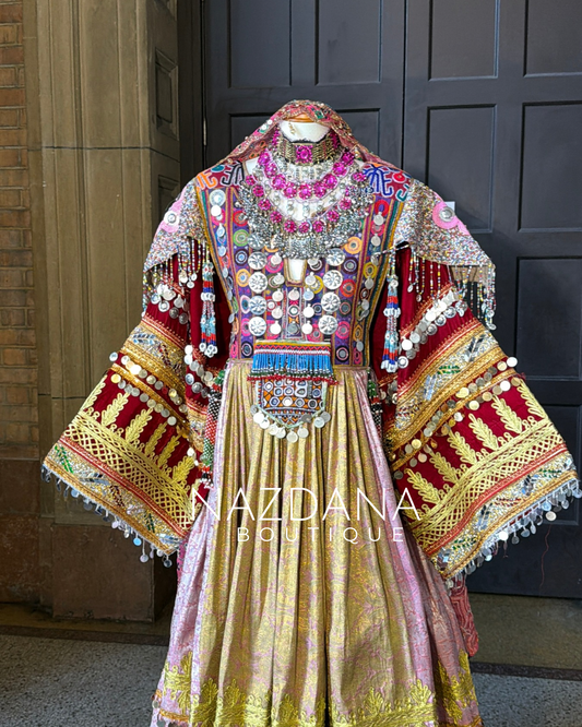 AFGHAN ROYALTY DRESS