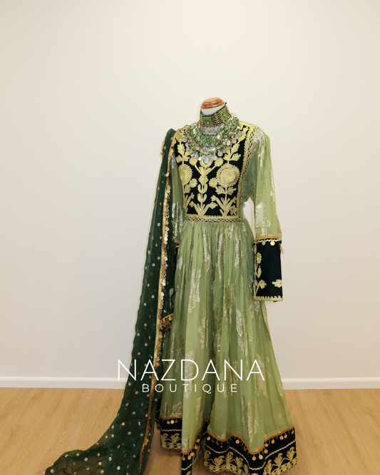 Eid Luxe- The Chirma Edit: Light Green