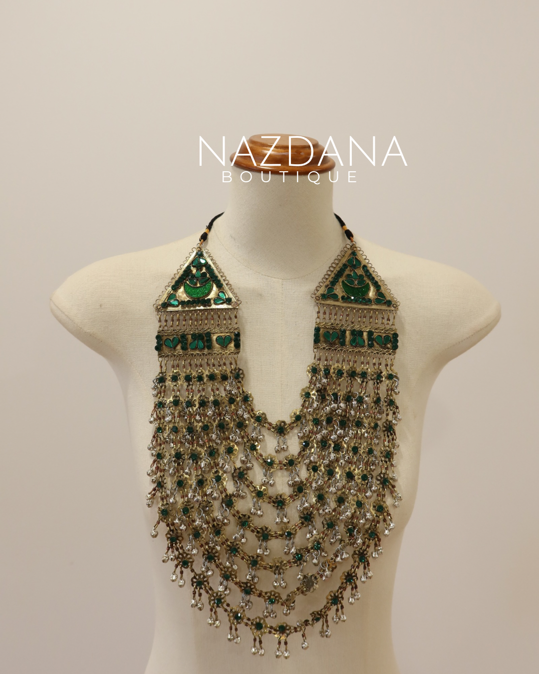 AFGHAN JEWELLERY SET- GREEN