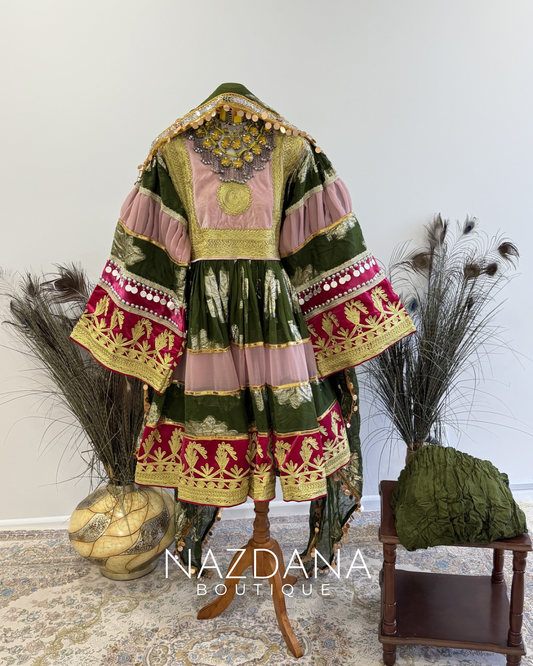 BAROSHA DRESS - GREEN