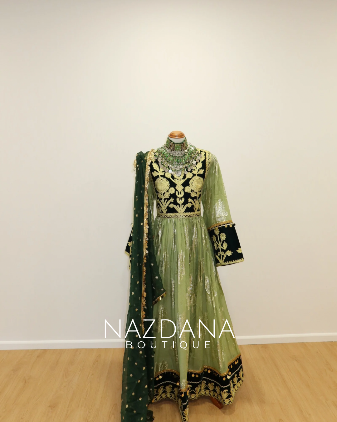Eid Luxe- The Chirma Edit: Light Green